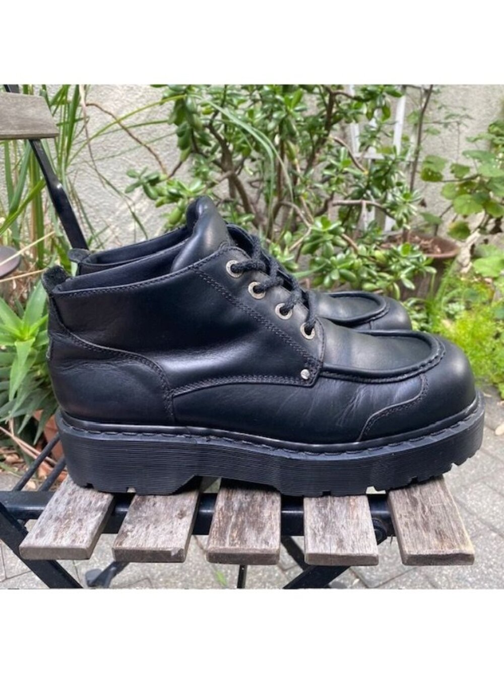 Dr. Martens Lowell Leather Moc Toe Boot Made in England Mens UK11 US12